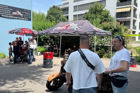 Unsere Motostyling-Events sind von unten, wie von oben betrachtet...